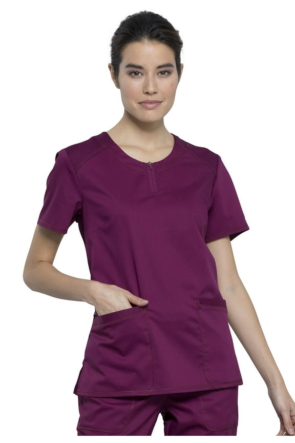 Workwear Revolution Women's Scrubs Top Round Neck WW602