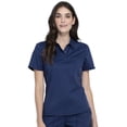 thumbnail image 1 of Cherokee Workwear Revolution Women's Scrubs Top Snap Front Polo WW698, 1 of 7