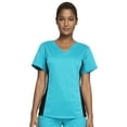 thumbnail image 1 of Cherokee Workwear Revolution Women's Scrubs Top V-Neck Knit Panel WW2875, 1 of 5