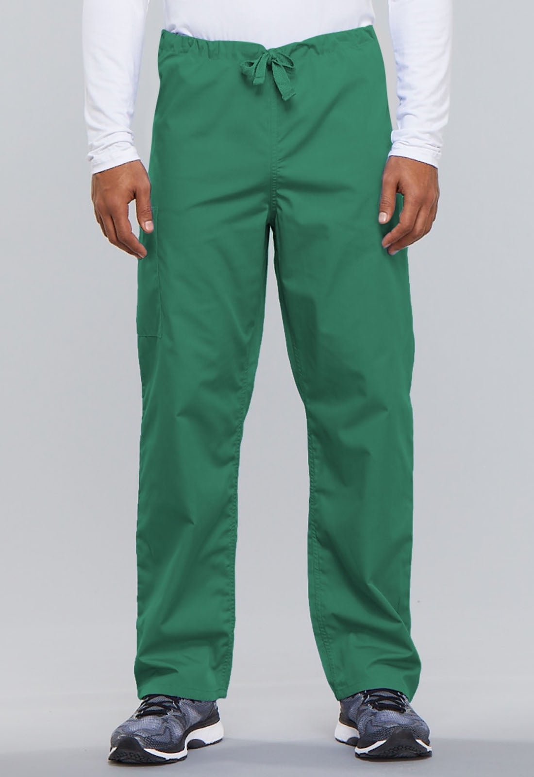 Unisex Drawstring Cargo Scrub Pant