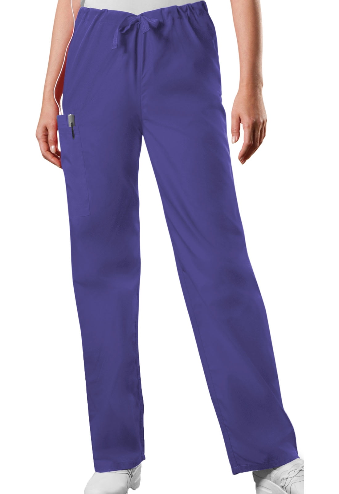 Cherokee Workwear Unisex Drawstring Cargo Scrubs Pant, 4100S, XS Short