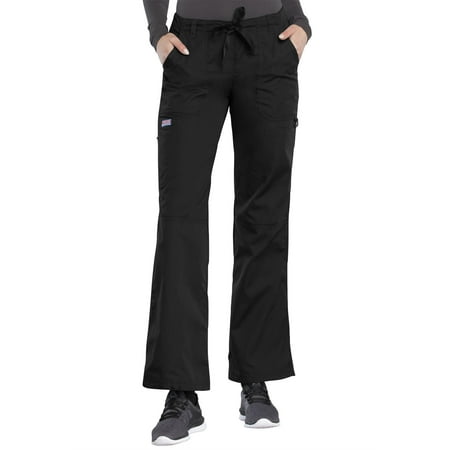 Cherokee Workwear Women's Scrubs Pant Low Rise Drawstring Cargo 4020