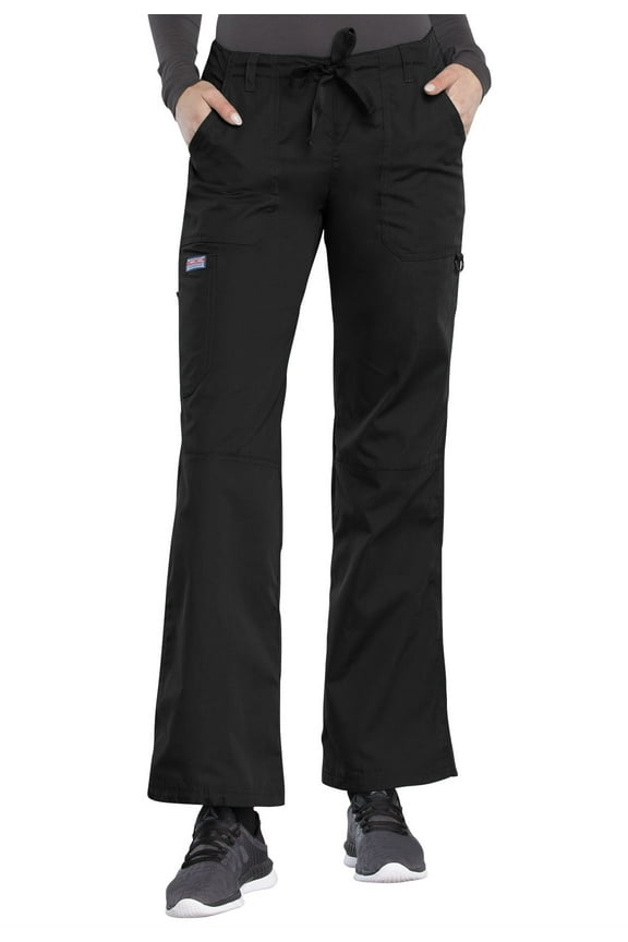 Workwear Women's Scrubs Pant Low Rise Drawstring Cargo 4020