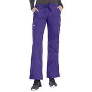 Cherokee Workwear Women's Scrubs Pant Low Rise Drawstring Cargo 4020