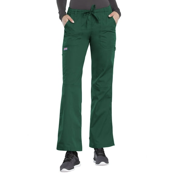 Cherokee Workwear Women's Scrubs Pant Low Rise Drawstring Cargo 4020