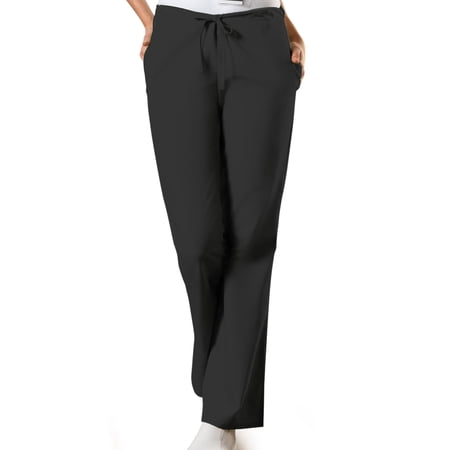 Cherokee Workwear Women's Scrubs Pant Natural Rise Flare Leg Drawstring 4101