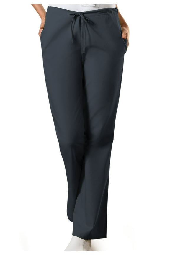 Workwear Women's Scrubs Pant Natural Rise Flare Leg Drawstring 4101