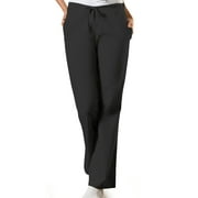 Cherokee Workwear Womens Scrubs Pant Natural Rise Flare Leg Drawstring 4101
