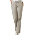 thumbnail image 1 of Cherokee Workwear Women's Scrubs Pant Natural Rise Flare Leg Drawstring 4101, 1 of 4