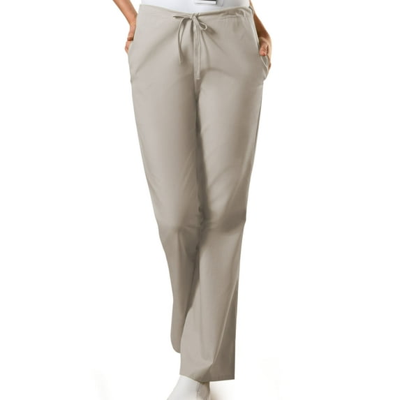 Cherokee Workwear Women's Scrubs Pant Natural Rise Flare Leg Drawstring 4101