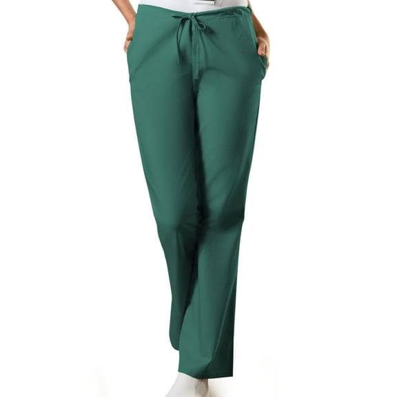 Cherokee Workwear Women's Scrubs Pant Natural Rise Flare Leg Drawstring 4101