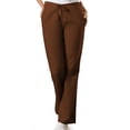 thumbnail image 1 of Cherokee Workwear Women's Scrubs Pant Natural Rise Flare Leg Drawstring 4101, 1 of 3
