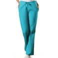 thumbnail image 1 of Cherokee Workwear Women's Scrubs Pant Natural Rise Flare Leg Drawstring 4101, 1 of 3