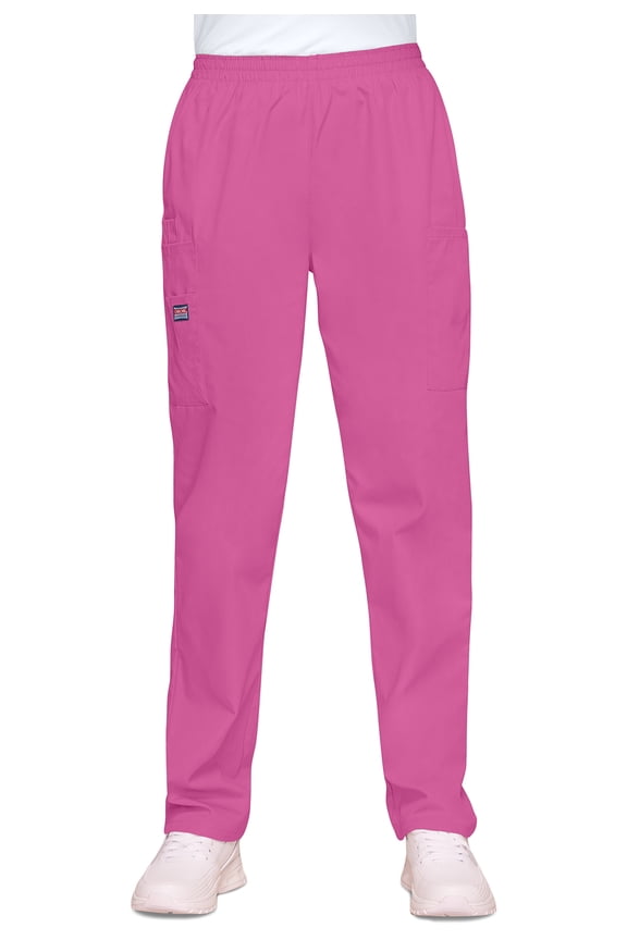 Workwear Women's Scrubs Pant Natural Rise Tapered Pull-On Cargo 4200