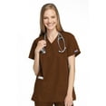 thumbnail image 1 of Cherokee Workwear Women's Scrubs Top Mock Wrap Tunic 4801, 1 of 5