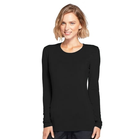 Cherokee Workwear Women's Underscrubs Long Sleeve Knit Tee 4881