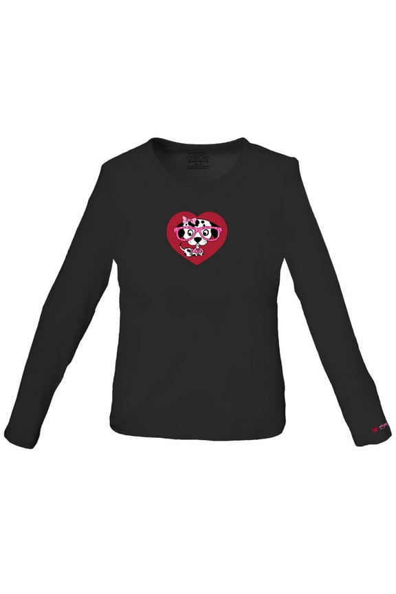 Workwear Women's Underscrubs Spotty Dotty Knit Tee 4737