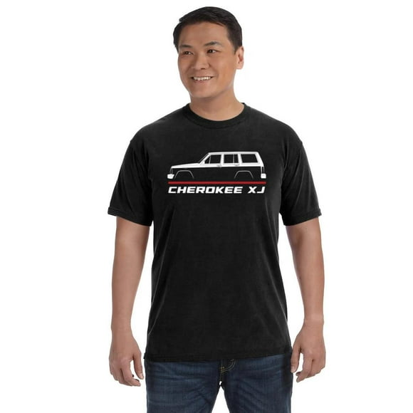 Cherokee XJ 1983-2001 Car COMFORT COLOR T-SHIRT, for men & women, up to size 4XL