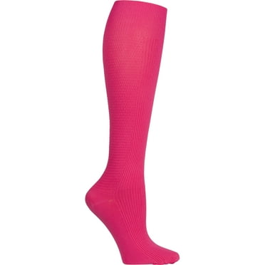 Cherokee Ytssock1 4 single pair of Support Socks, Neon Pink, OS