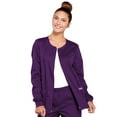 thumbnail image 1 of Cherokee Zip Front Scrub Jackets for Women, Workwear Core Stretch Soft Brushed Twill 4315, 1 of 6