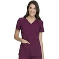 thumbnail image 1 of Cherokee iFlex Women Scrubs Top V-Neck Knit Panel CK605, 1 of 6