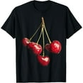 thumbnail image 1 of Cherrie Fruit Motif Art Cherrie T-Shirt, 1 of 5