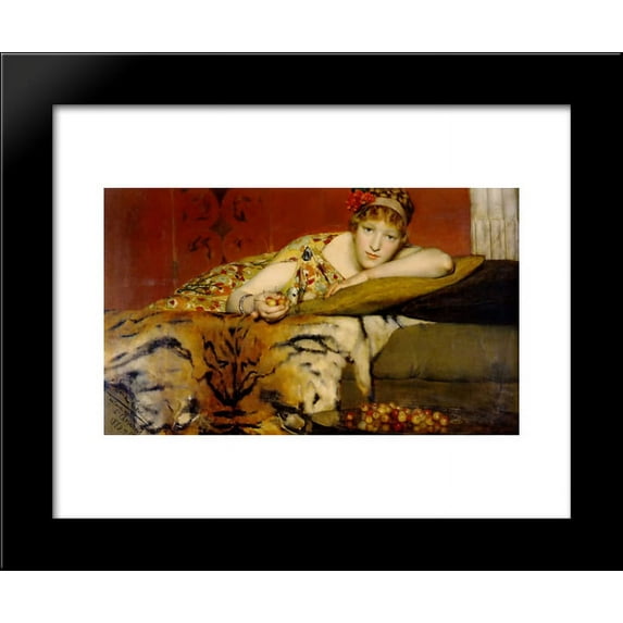 Cherries 20x24 Framed Art Print by Alma-Tadema, Sir Lawrence