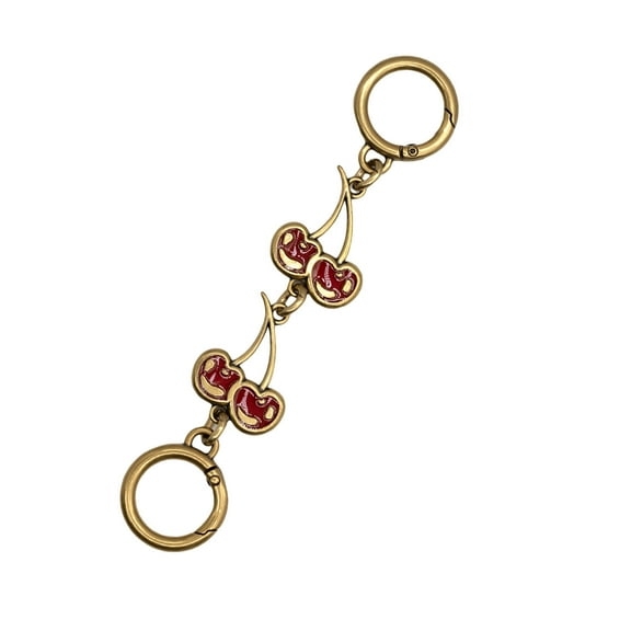 Cherries Purse Strap Extender Extension Chain for Stylish Bag Enhancement and Replacement Adjustable Handbag Strap