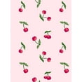 thumbnail image 1 of Cherries Removable Vinyl Wallpaper by Barbie - Pink, 1 of 3