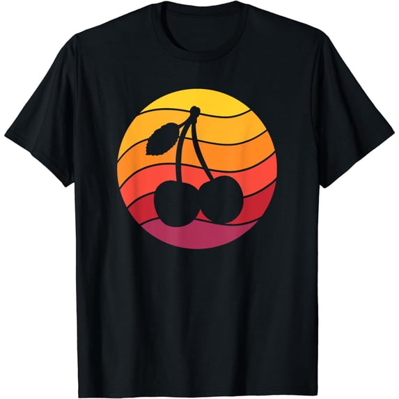 Cherries Retro Style Vintage T-Shirt