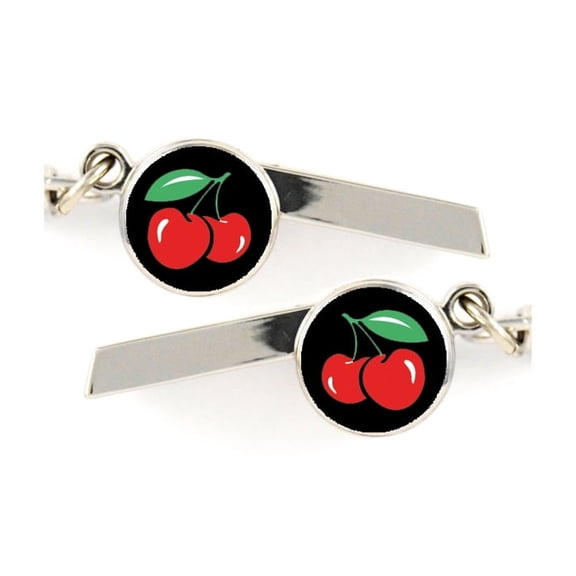 Cherries Safety Whistle Keychain