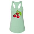 thumbnail image 1 of Cherries With Leaf 8 Bit Style Tank Women -Image by Shutterstock, Female x-Large, 1 of 4