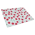 thumbnail image 1 of Cherries on Blue Glass Cutting Board, Large, 1 of 1
