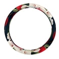 thumbnail image 1 of Cherry 14.5 Inch Printing PVC Leather Car Wheel Cover Steering Wheel Cover Auto Accessories, 1 of 6