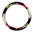 thumbnail image 1 of Cherry 14.5 Inch Printing PVC Leather Steering Wheel Cover Car Wheel Cover Auto Accessories, 1 of 6