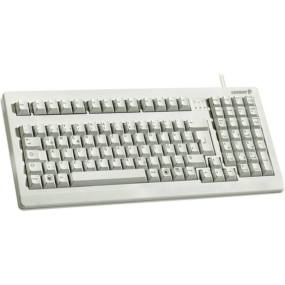 Cherry 16 USB and PS/2 keyboard, Light Grey
