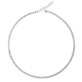 thumbnail image 1 of Cherry - 2 Carat Adjustable Round Diamond Tennis Necklace, 1 of 3