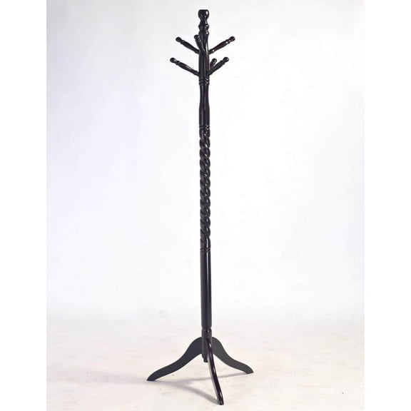 Cherry 6-Hook Coat Rack