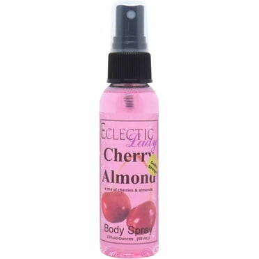 Cherry Almond Body Spray, Eclectic Lady, Hydrating Mist, Unisex (Double Strength), 2 oz