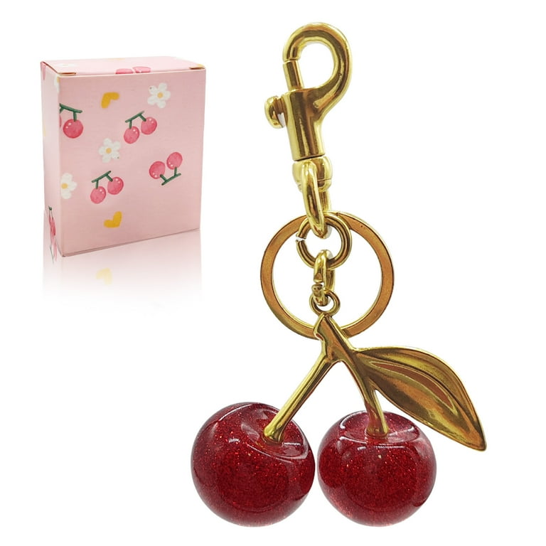 　Cherry　さくらんぼ　Cherries Bag Charm Amazon.com: Resin Cherry Bag Charm : Clothing, Shoes & Jewelry