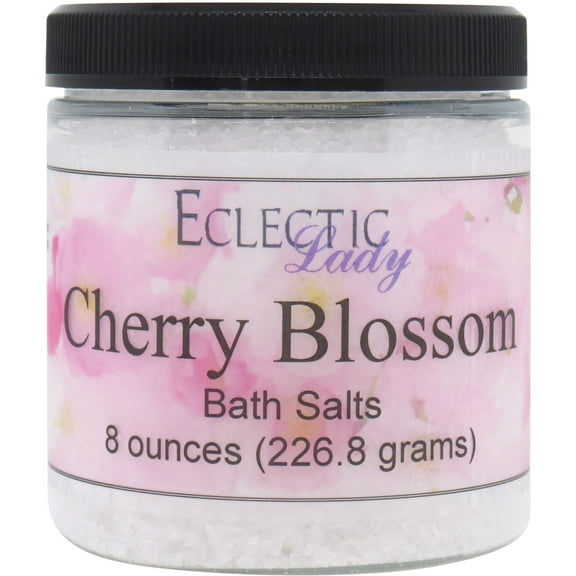 Cherry Blossom Bath Salts by Eclectic Lady, 8 ounces