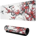 thumbnail image 1 of Cherry Blossom Bird Painting Gaming Mouse Pad Large XL Desk Mat Long Extended Pads Big Mousepad for Home Office Decor Accessories 31.5 X 11.8 Inch, 1 of 7
