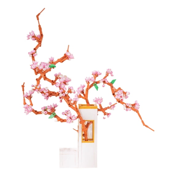 Cherry Blossom Bonsai 750+Pcs Building Blocks Set, Botanical Collection ...