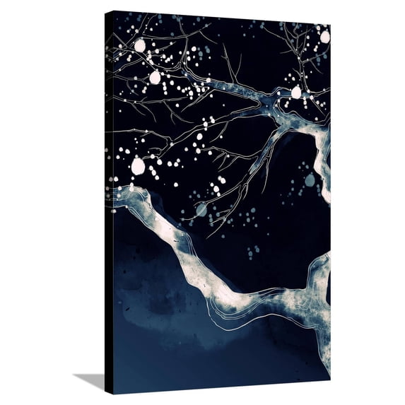 Art.com Cherry Blossom Branch Stretched Canvas Print Wall Art by Incado, 24" x 36"
