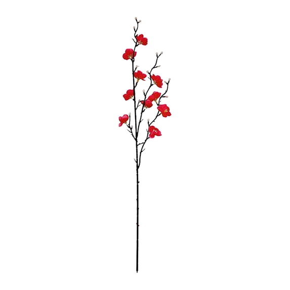 Cherry Blossom Branches 21.3" White Fake Flowers Spring Decorations for Home Decor, Artificial Flowers Long Stem Branches for Vase Wedding Office Party Table Decor Centerpieces