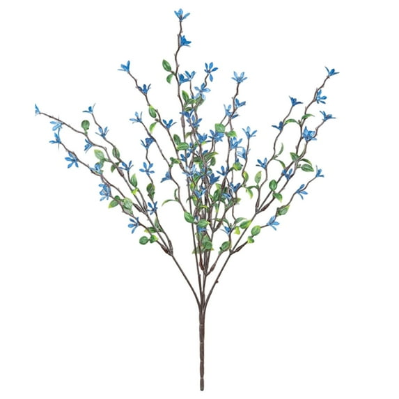Cherry Blossom Branches Artificial Flowers for Spring Summer Indoor Decoration Faux Cherry Blossom Long Stems Creamy Silk Fake Flowers for Tall Vase Arrangements Home Wedding Table,15.7"