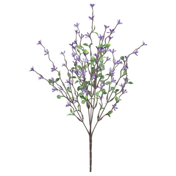 Cherry Blossom Branches Artificial Flowers for Spring Summer Indoor Decoration Faux Cherry Blossom Long Stems Creamy Silk Fake Flowers for Tall Vase Arrangements Home Wedding Table,15.7"