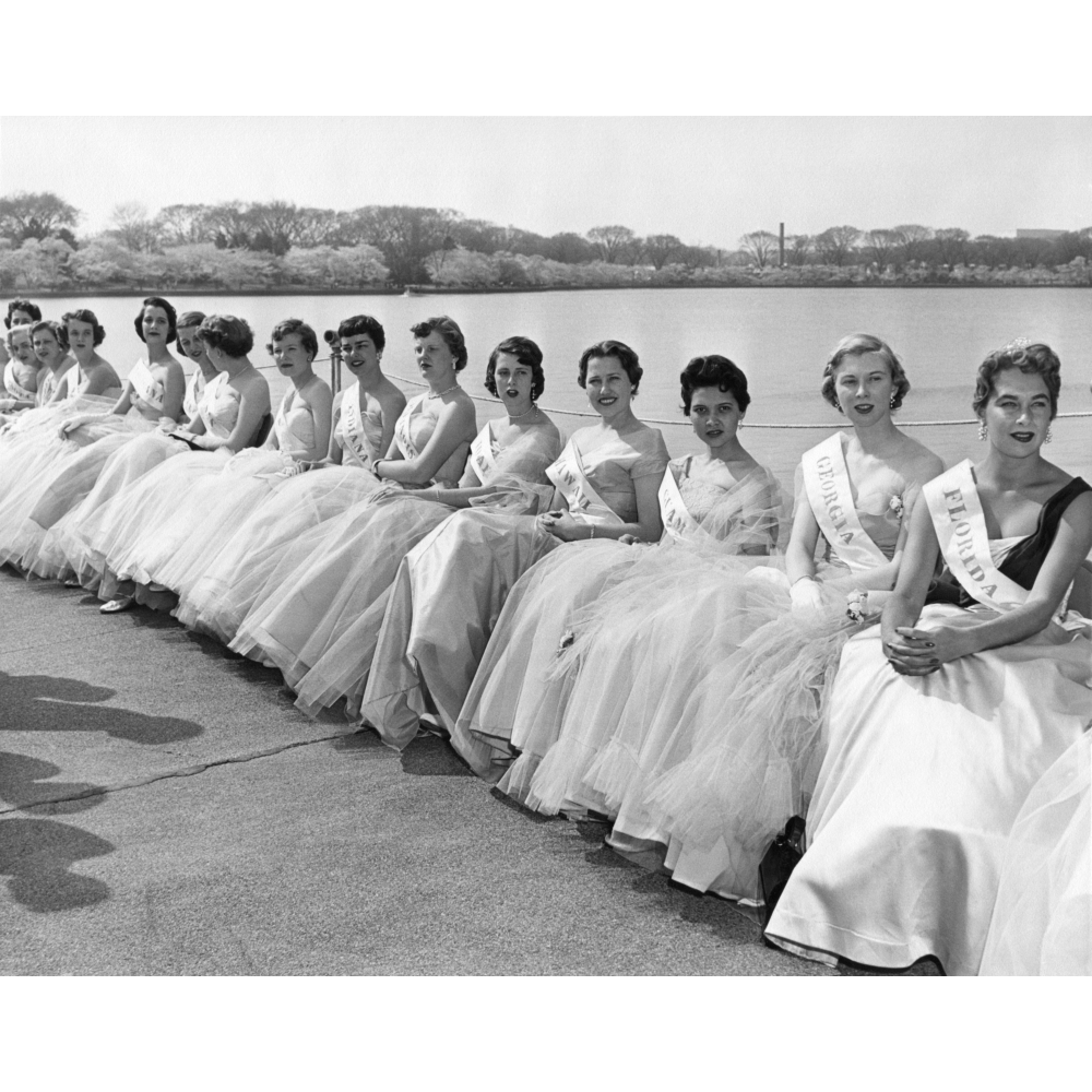 Cherry Blossom Festival Princesses Wearing The Ball Gowns And Their ...
