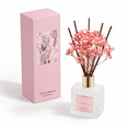 Flower Inside Reed Diffuser Cherry Blossom - Flower 6.7 Ounce/1pack Reed Diffuser Set with Sticks ...