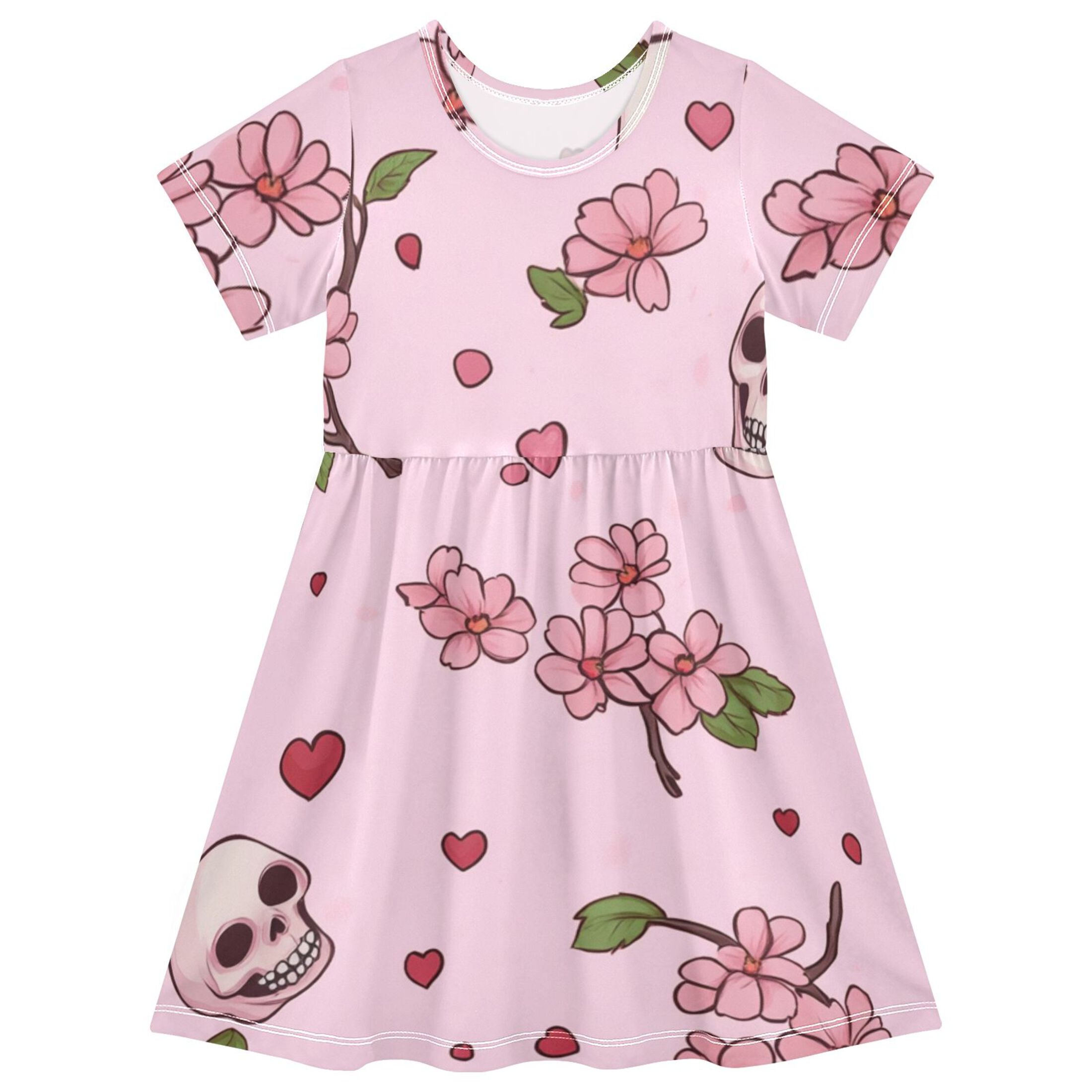 Girls L/S Cherry Blossom Dress